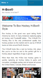 Mobile Screenshot of hboxhockey.com