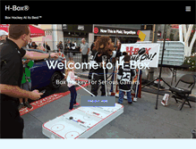 Tablet Screenshot of hboxhockey.com
